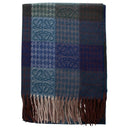 Color Block Plaid Scarf with Fringe and Butterfly Design-Scarves-Rae Collective, Women's Online Fashion Boutique Located in Phoenix, Arizona (Scottsdale Area)