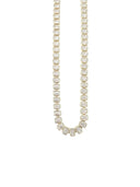 Elvie Bezel Tennis Necklace-Necklaces-Krush Kandy, Women's Online Fashion Boutique Located in Phoenix, Arizona (Scottsdale Area)