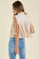 Desert Darling Fringe Vest-Vests-Krush Kandy, Women's Online Fashion Boutique Located in Phoenix, Arizona (Scottsdale Area)