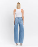VERVET Super High Rise Full Length Wide Barrel Jeans