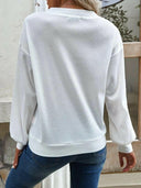V-Neck Dropped Shoulder Blouse-Rae Collective, Women's Online Fashion Boutique Located in Phoenix, Arizona (Scottsdale Area)