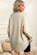 Plaid Button Down Collared Jacket-Rae Collective, Women's Online Fashion Boutique Located in Phoenix, Arizona (Scottsdale Area)