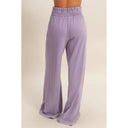 So Fetch Mineral Washed Wide-Leg Smocked Waist Pants | 6 Colors