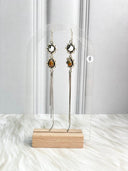 Boho Fringe Multi Stone Dangle Earrings Bag 12 - PRE ORDER