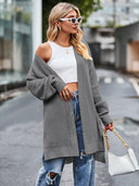 Long Sleeve Waffle-Knit Cardigan-Rae Collective, Women's Online Fashion Boutique Located in Phoenix, Arizona (Scottsdale Area)