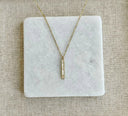 Mother of Pearl Bar Necklace-Necklace-Krush Kandy, Women's Online Fashion Boutique Located in Phoenix, Arizona (Scottsdale Area)