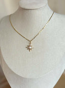 Opal Starburst Necklace-Necklace-Krush Kandy, Women's Online Fashion Boutique Located in Phoenix, Arizona (Scottsdale Area)