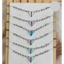 Opal & CZ Necklaces-Chain Necklaces-Krush Kandy, Women's Online Fashion Boutique Located in Phoenix, Arizona (Scottsdale Area)