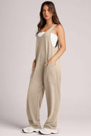 Lovelet Wide Strap Jumpsuit with Pockets-Rae Collective, Women's Online Fashion Boutique Located in Phoenix, Arizona (Scottsdale Area)