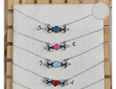 Frozen In Time Stone Necklaces-Chain Necklaces-Rae Collective, Women's Online Fashion Boutique Located in Phoenix, Arizona (Scottsdale Area)