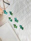 Sonoran Gold Three Stone Cluster Necklace Bag 2