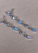 Triple Double Dangle Earrings-Drop Earrings-Rae Collective, Women's Online Fashion Boutique Located in Phoenix, Arizona (Scottsdale Area)