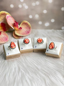 Desert Coral Dahlia Mixed Bag Slab Rings