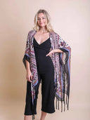 Bohemian Diamond Tassel Kimono-Kimonos-Rae Collective, Women's Online Fashion Boutique Located in Phoenix, Arizona (Scottsdale Area)
