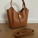 Geneva Belle Italian Leather Mini Satchel