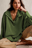 Exposed Seam Side Slit Long Sleeve Sweatshirt-Rae Collective, Women's Online Fashion Boutique Located in Phoenix, Arizona (Scottsdale Area)