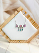 Blushing Meadow Charm Necklace S.No 14