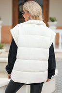 Zip Up Puffer Vest Coat with Pockets-Rae Collective, Women's Online Fashion Boutique Located in Phoenix, Arizona (Scottsdale Area)