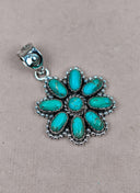 Silver Blossom Gem Pendant-Pendant Necklaces-Rae Collective, Women's Online Fashion Boutique Located in Phoenix, Arizona (Scottsdale Area)