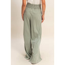 So Fetch Mineral Washed Wide-Leg Smocked Waist Pants | 6 Colors