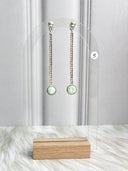 Boho Silver Premium Turquoise Dangle Earrings Bag 25