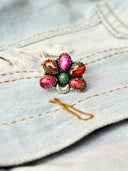 Starburst Wild West Half Daisy Ring-Rings-Krush Kandy, Women's Online Fashion Boutique Located in Phoenix, Arizona (Scottsdale Area)