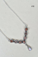 Y Knot Sterling Silver Necklace-Lariat and Y Necklaces-Krush Kandy, Women's Online Fashion Boutique Located in Phoenix, Arizona (Scottsdale Area)