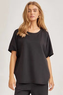 Stylish Poncho Top and Bell Bottom Modal Set-2 Piece Outfit Sets-Krush Kandy, Women's Online Fashion Boutique Located in Phoenix, Arizona (Scottsdale Area)