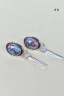 Solo Stone Sterling Cascade Earrings-Drop Earrings-Krush Kandy, Women's Online Fashion Boutique Located in Phoenix, Arizona (Scottsdale Area)