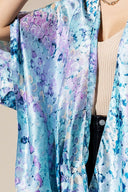 Abstract Print Silky Feel Kimono-Kimono-Rae Collective, Women's Online Fashion Boutique Located in Phoenix, Arizona (Scottsdale Area)