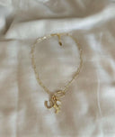 Lucky 18KT Gold Plated Pendant Necklace with Charms-Necklace-Krush Kandy, Women's Online Fashion Boutique Located in Phoenix, Arizona (Scottsdale Area)