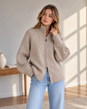 Elowen Zip Knit Cardigan