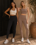 Soft Ribbed High Waisted Leggings
