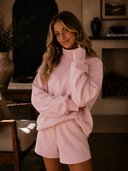Oversized Sweatshirt and Shorts Lounge Set