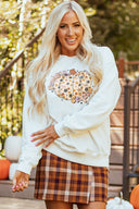 Pumpkin Season Floral Sweatshirt-Sweatshirt-Krush Kandy, Women's Online Fashion Boutique Located in Phoenix, Arizona (Scottsdale Area)