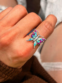 Eternal Beauty Butterfly Mixed Stone Ring-Krush Kandy, Women's Online Fashion Boutique Located in Phoenix, Arizona (Scottsdale Area)