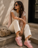 The Sandy Star Sneaker, Pink