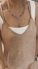 PREORDER - Keepsake Sterling Silver Stone Name Necklace-Chain Necklaces-Rae Collective, Women's Online Fashion Boutique Located in Phoenix, Arizona (Scottsdale Area)