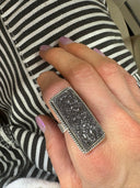 Druzy Bar Ring | MADE TO ORDER-Ring-Rae Collective, Women's Online Fashion Boutique Located in Phoenix, Arizona (Scottsdale Area)