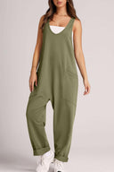 Lovelet Wide Strap Jumpsuit with Pockets-Rae Collective, Women's Online Fashion Boutique Located in Phoenix, Arizona (Scottsdale Area)