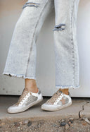Your Favorite Neutral Glitter Star Sneaker-Sneakers-Rae Collective, Women's Online Fashion Boutique Located in Phoenix, Arizona (Scottsdale Area)