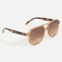 Desert Drive Tortoise Square Sunglasses
