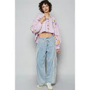 Contrast Overlay Mesh Detail Woven Pants-Pants-Krush Kandy, Women's Online Fashion Boutique Located in Phoenix, Arizona (Scottsdale Area)