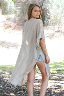 Woven Longline Tribal Kimono