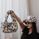 Wild Texture Plush Statement Hobo Bag-Pre order