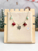 Holiday Charm Necklaces-Necklaces-Krush Kandy, Women's Online Fashion Boutique Located in Phoenix, Arizona (Scottsdale Area)