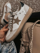 Emily Leather Suede Star Stud Sneaker-Sneakers-Rae Collective, Women's Online Fashion Boutique Located in Phoenix, Arizona (Scottsdale Area)
