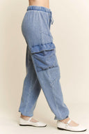 J.HER Mineral Wash Cargo pocket detail Joggers-Rae Collective, Women's Online Fashion Boutique Located in Phoenix, Arizona (Scottsdale Area)