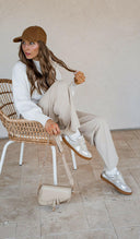 Maison Leather Suede Sneakers | Silver-Sneakers-Rae Collective, Women's Online Fashion Boutique Located in Phoenix, Arizona (Scottsdale Area)