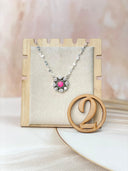 Crystals and Opal Necklace sno 44-Necklaces-Krush Kandy, Women's Online Fashion Boutique Located in Phoenix, Arizona (Scottsdale Area)